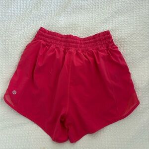 Lululemon Hotty Hot lined shorts size 6 Lipgloss Pink Long 4” DEADSTOCK (read)